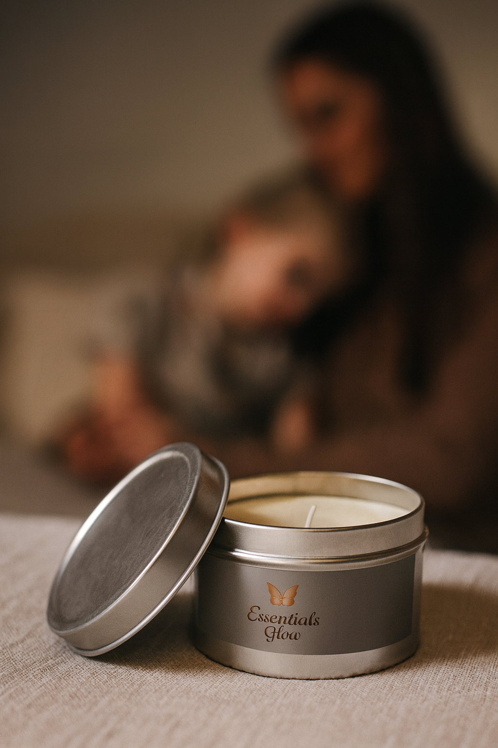 Essential Oil Tin Candles - Relaxing Aromatherapy Gift, Home Decor, Cozy Vibes, Self-Care, Party Favor