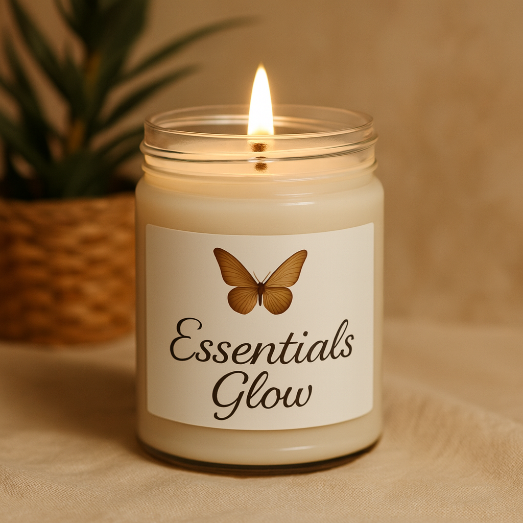 Essential Glow – Eco-Friendly Aromatherapy Candle