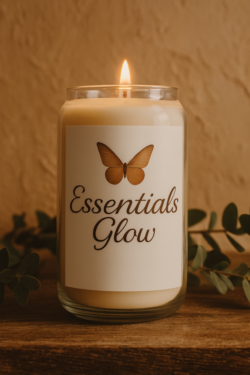 Essentials Glow – Scented Candle for Relaxation & Gifting