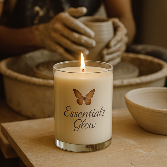 Scented Candle - Essentials Glow, Aromatherapy Candle, Natural Wax Candle, Gift for Her, Home Decor, Relaxation, Self-Care